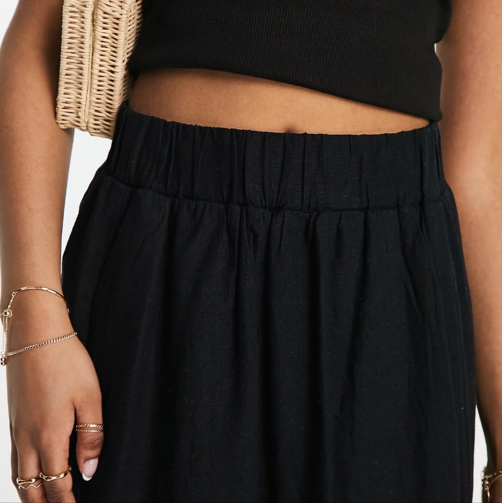 Abercrombie & Fitch Black Maxi Skirt - Picture 4 of 5